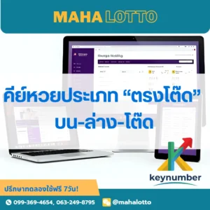 คีย์หวยประเภทตรงโต๊ด-บน-ล่าง-โต๊ด-โปรแกรมเจ้ามือหวย Mahalotto