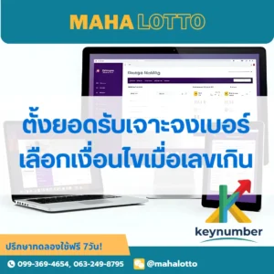 ตั้งยอดรับเฉพาะเลขและเลือกเงื่อนไขถ้าเลขเกิน-โปรแกรมเจ้ามือหวย Mahalotto